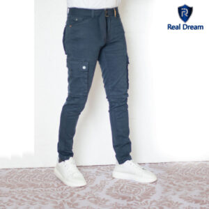 Navy Blue Cargo Pant For Men