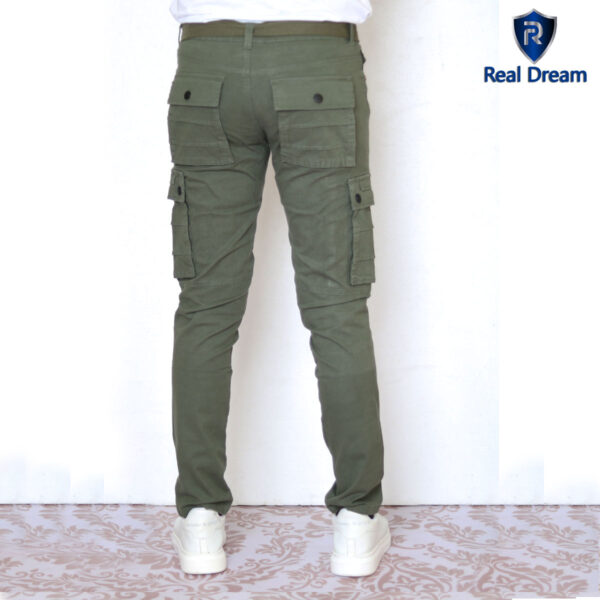 Olive Cargo Pant For Men 6 Pocket Style