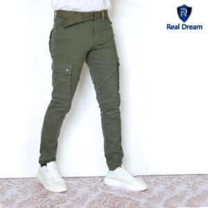 Olive Cargo Pant For Men 6 Pocket Style